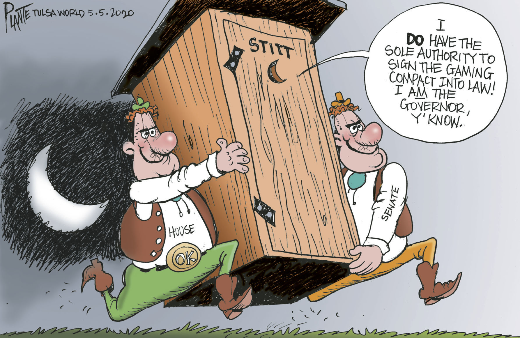 Bruce Plante Cartoon: Governor Stitt